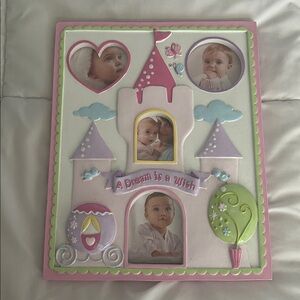 Disney Pink and Purple Castle Photo Frame